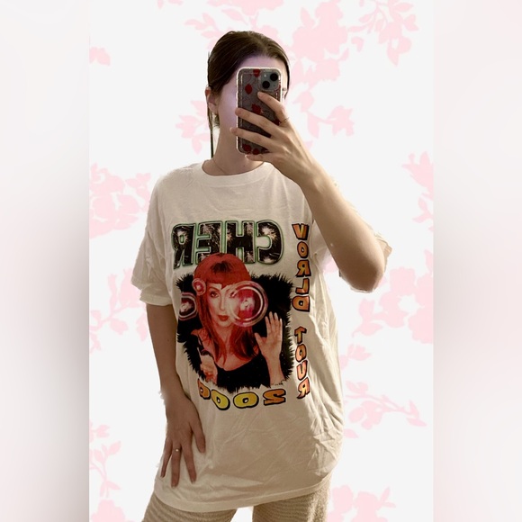 Vintage Cher World Tour 2000 Rare Concert TShirt Tee Music Icon - Picture 2 of 5